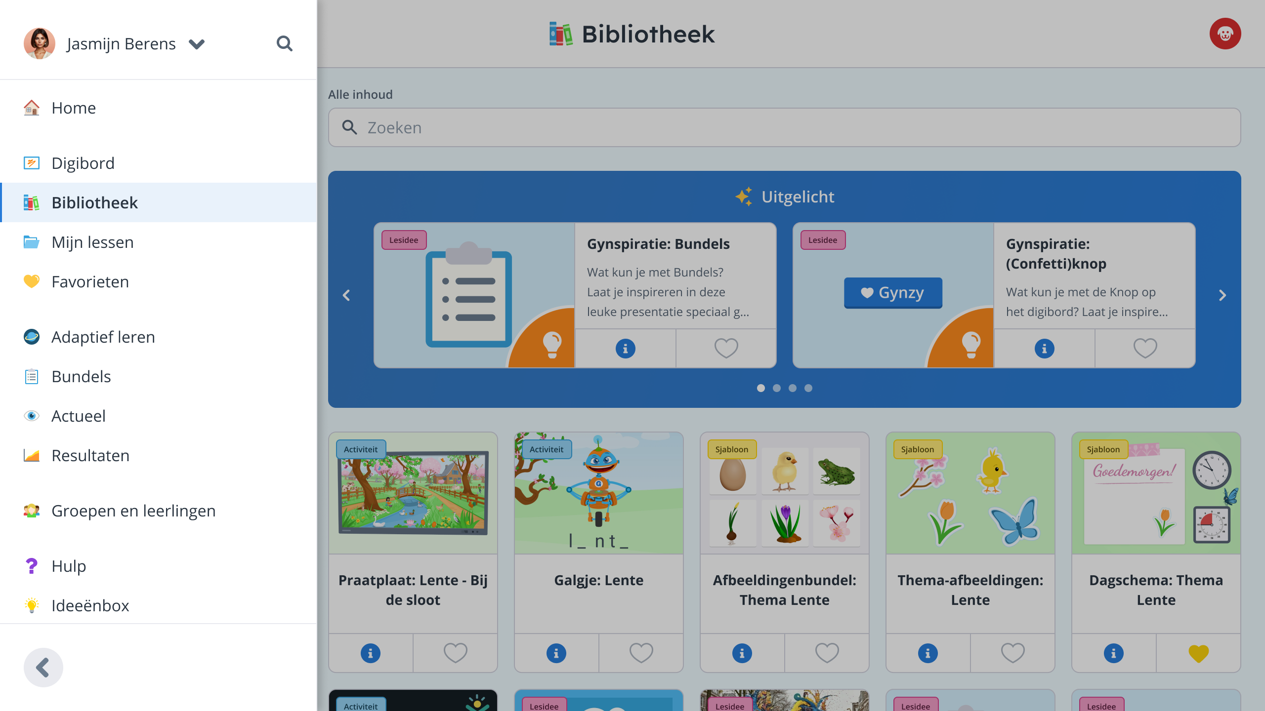 Sidebar exploration — secondary menu expanded with category items